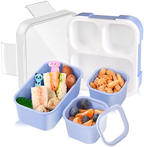 Genteen Bento Box for Kids, Kids Lunch Box with 3 Removable