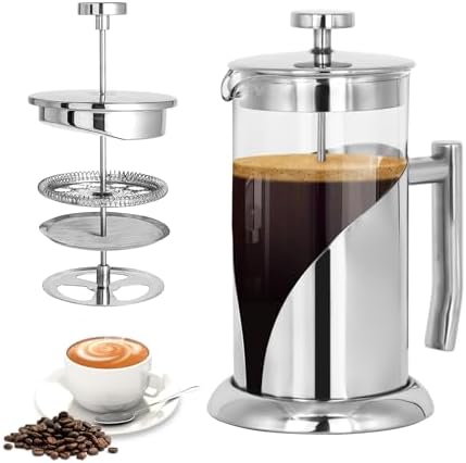 SOTECH Stainless Steel French Press, 1L