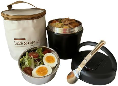 40oz Insulated Food Jar with Thermal Bag & Spoon