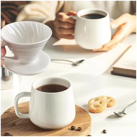 Ceramic Coffee Dripper Engine Style Drip Filter Cup Permanent Pour