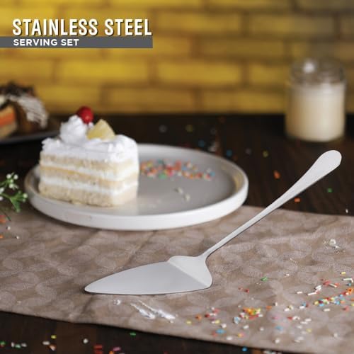 Avador® Premium Set of 8 Stainless Steel Hostess Serving Unitensil