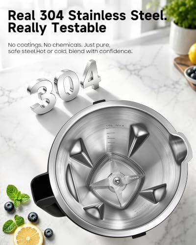 Blender with Stainless Steel Jar, Charcoal