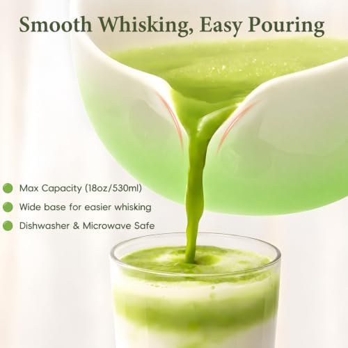 Matcha Whisk Set with Ceramic Bowl