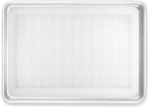 Winco 13” x 18” Perforated Aluminum Sheet Pan, Half Size