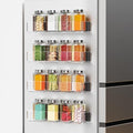 4 Pack Acrylic Magnetic Spice Racks, Clear