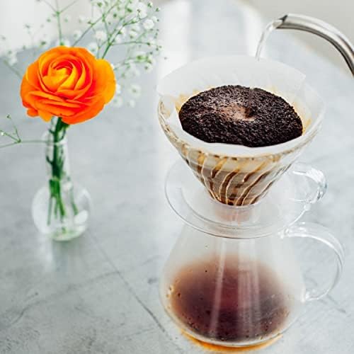 Hario Simply Hario V60 Glass Pour Over Set, Size 02