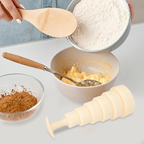 Silicone Tart Pan with Handle, Removable Bottom and Crust Press Stick