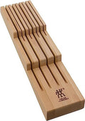 Zwilling 8-Slot In-Drawer Knife Block, Beechwood