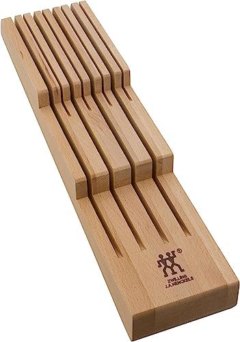 Zwilling 8-Slot In-Drawer Knife Block, Beechwood