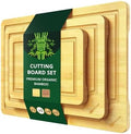 Big Kitchen 3-Piece Bamboo Cutting Board for Kitchen Butcher Block for