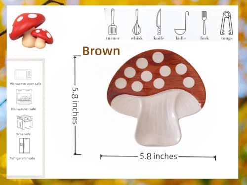 Ceramic Spoon Rest for Stove Top & Kitchen Counter Spoon Holder for