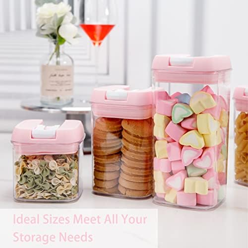U-QE Airtight Food Storage Containers -8 Piece Plastic Airtight Containers