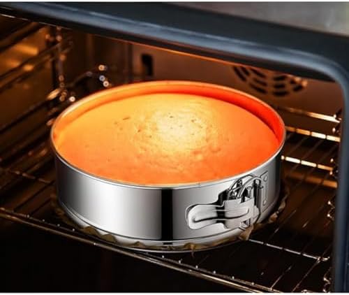 10 Inch 304 Stainless Steel Springform Cake Pan, Stainless Steel
