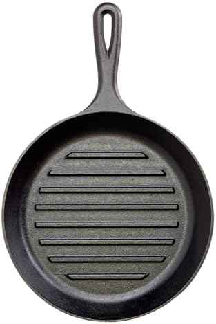 Lodge Seasoned Cast Iron 9 Inch Grill Pan