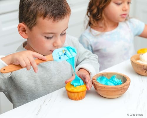 Handstand Kitchen Bluey Silicone Kids Baking Utensil Set for Child