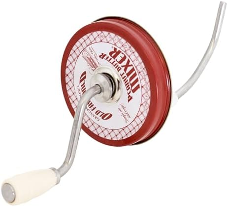 Self Cleaning Peanut Butter Mixer, White