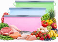 Silicone Reusable Food Storage Bags Set of 3 Leakproof Dishwasher and