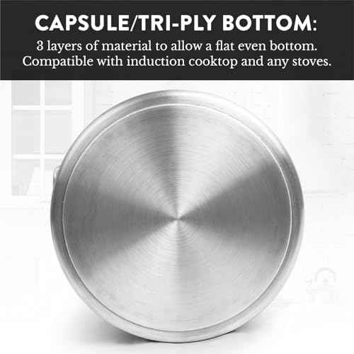 GasOne Stainless Steel Steamer – 30qt Steamer Pot for Cooking with Water Fill Spout, Rack, Divider – Steam Pot for Tamales and Crab Boil – Induction Ready