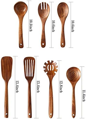 Wooden Kitchen Utensils set - Image 2