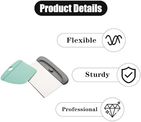 Bench Bread Scraper, 1 Set