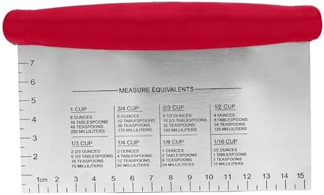 Norpro Grip-EZ Stainless Steel Pastry Bench Scraper and Food Chopper