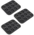 Cupcake Pan, 3 Pack 12-Cup Cupcake Tray Cupcake Tins Muffin Tins