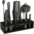 Highball & Chaser 13-Piece Gunmetal Black Stainless Steel Boston