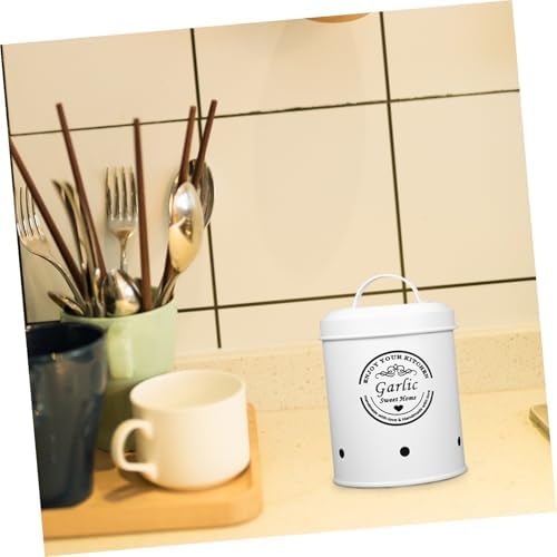 Garlic Storage Bucket Garlic Holder Vegetable Storage Container Keeper