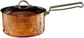 Sertodo Copper Sauce Pan with Lid | 2.5 Qt, 8 in Diameter x 4 in Deep