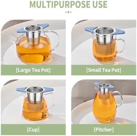 2PACK Extra Fine 18/8 Stainless Steel Tea Infuser Mesh Strainer with