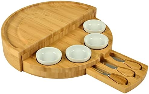 Picnic at Ascot Deluxe Bamboo Cheese/Charcuterie Board with