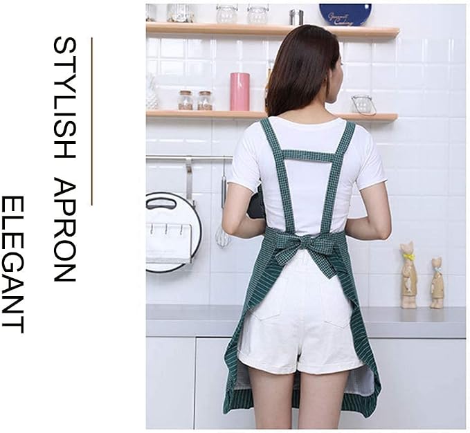 Cute Apron for Women with Pockets, Comfortable Kitchen Apron - Image 4