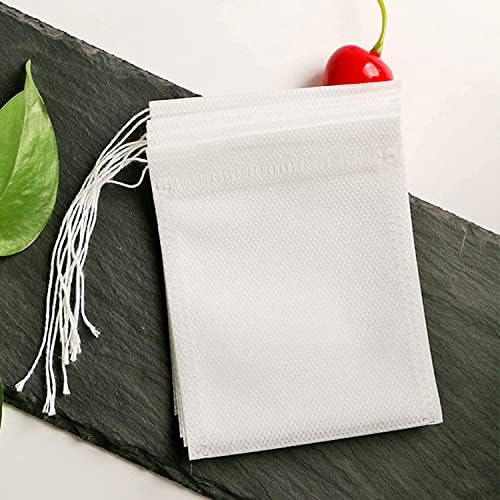 Yzurbu 100pcs Cold Brew Coffee Bags, 6'' x 8'' No Mess Disposable