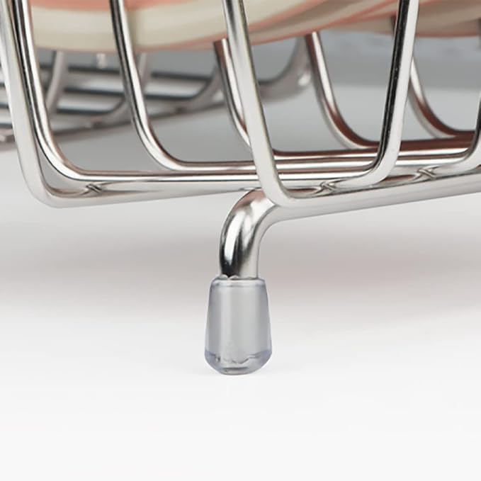 Sink Dish Drainer Rack, Expandable 304 Stainless Steel Dish Drying Rack - Image 7