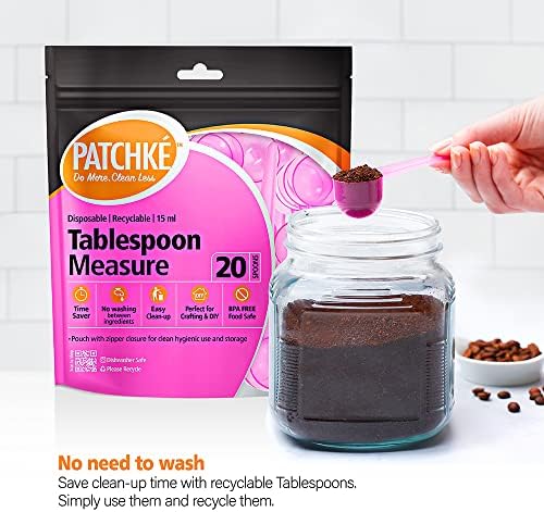 Disposable Measuring Spoons, Fits in Jar, Good for Formula, Coffee