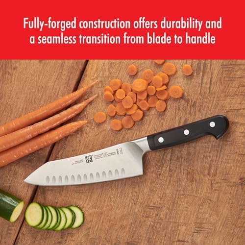 ZWILLING Pro 7" Hollow Edge Rocking Santoku Knife