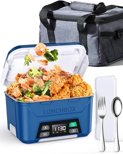EAST OAK Cordless Heatable Lunchbox, 1.3L