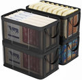 Aokeyee 4 Pack Large Deep Freezer Organizer Bins