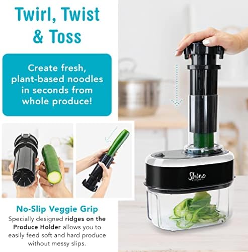 Shine Kitchen Co. SES-100 Electric Vegetable Spiralizer