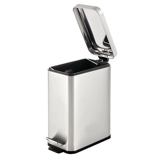 mDesign Pedal Bin — Waste Bin - Image 6