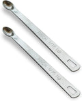2PCS 1/16 Teaspoon Single Tiny Measuring Spoon, Small Individual Stainless by BERYLER