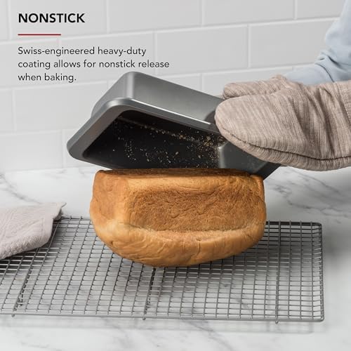 KitchenAid Nonstick Aluminized Steel Loaf Pan, Dishwasher Safe