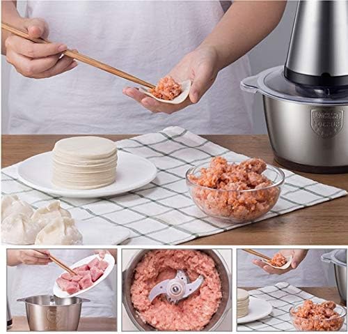 500W Stainless Steel Food Processor, 2.5L Capacity
