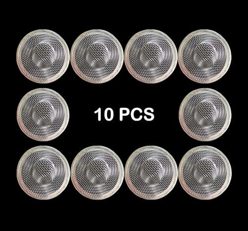 10PCS Mesh Sink Drain Strainer Bathroom, 2.75" Stainless Steel Slop