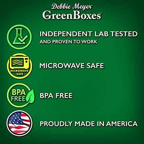 Debbie Meyer UltraLite GreenBox Reusable Food Storage Containers