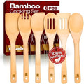 Riveira Bamboo Cooking Utensils Set, 6-Piece