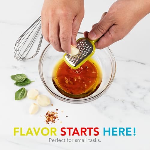 Joie Mini Grater, Handheld Small Shredder with Ergonomic Handle, Ideal