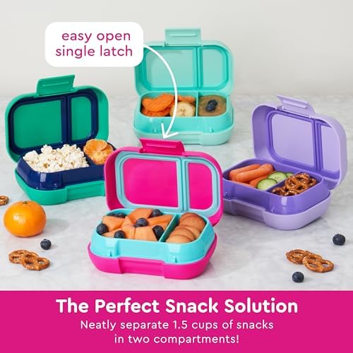 Bentgo Kids Snack Leak-Proof 2 Compartment Bento-Style Container