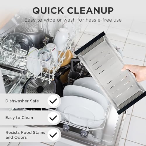 SANYCASA Stainless Steel Colander for Workstation Kitchen Sink, 304