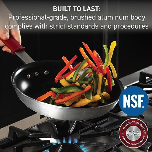 T-fal Professional VX3 Brushed Nonstick Fry Pan with Stainless Steel